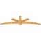 Ekena Millwork Alberta Rough Sawn Timber Gable Bracket, Western Red Cedar, 108"W x 31 1/2"H x 2"D x 6"F, 7/12 Pitch GBW108X31X0206ALB00RWR - alternate 2
